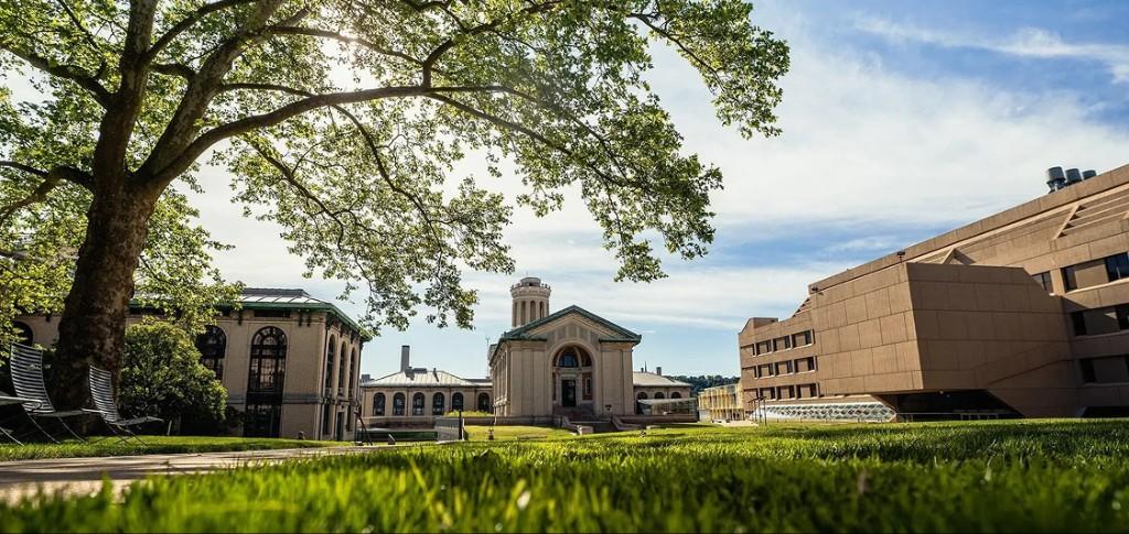 University campus grounds representing research partnerships and learning science
